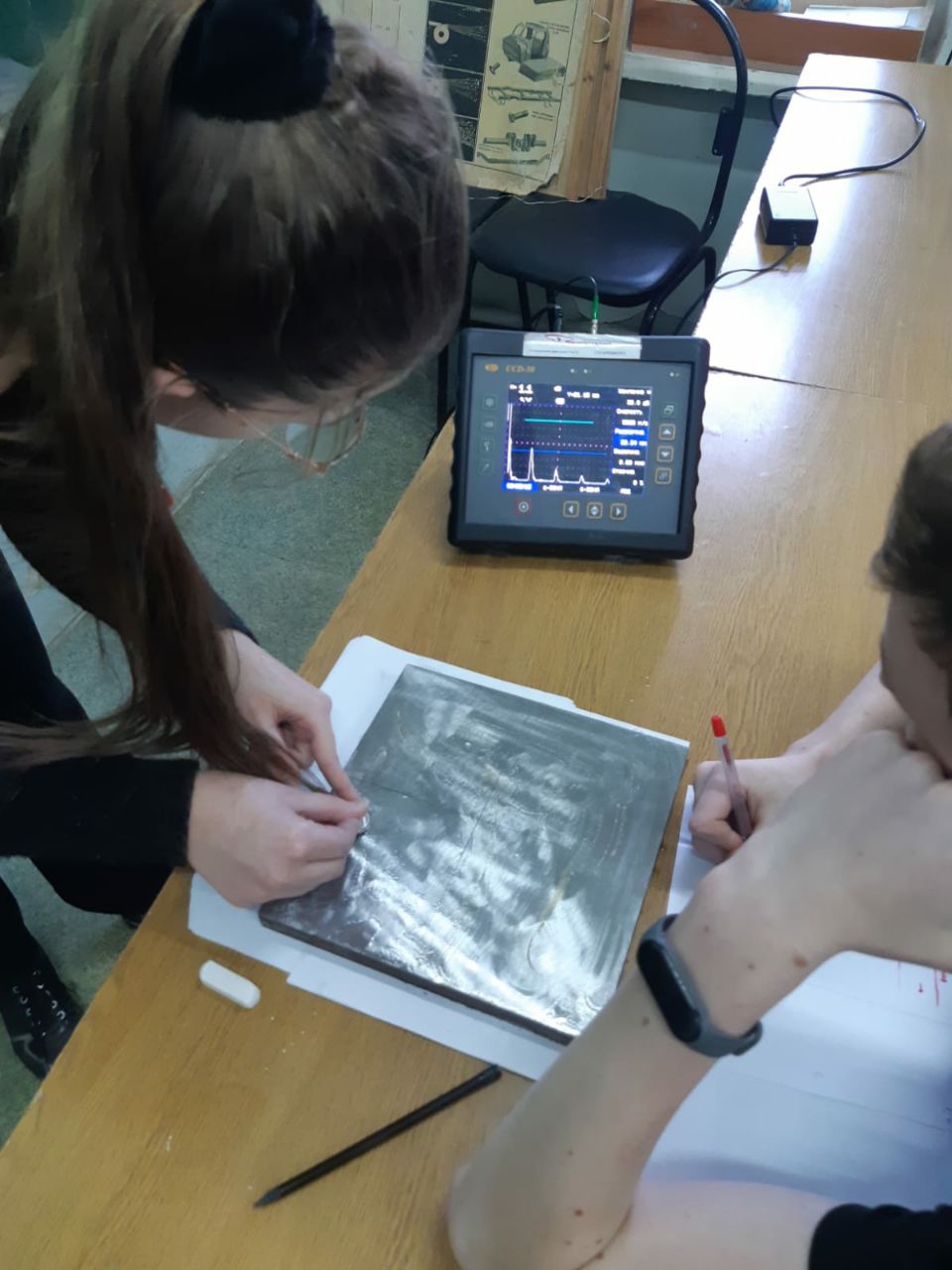 15.04.2025 для обучающихся 10 класса МБОУ СОШ № 37, 18 и 52 г. Пензы, в рамках профориентационной работы на кафедре СЛПиМ проведена практическая работа «Компьютерное проектирование сварных изделий и методы контроля сварных соединений».